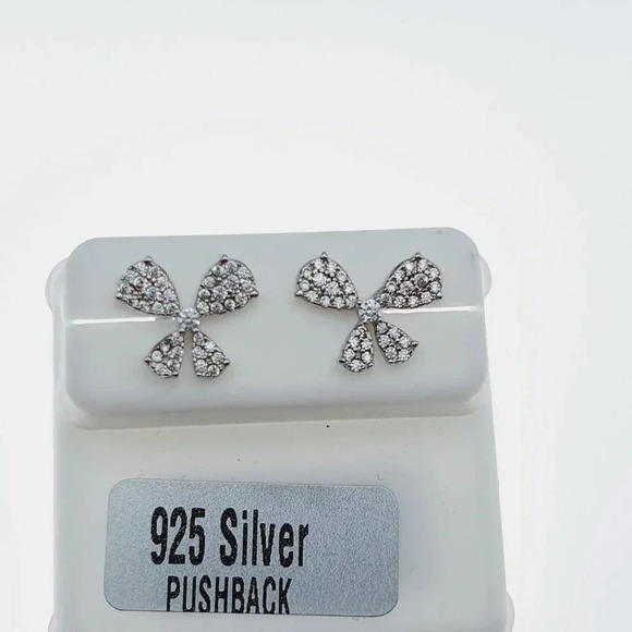 925 sterling silver luxury CZ earrings for women/girls, Best RJUS2141 - Picture 3 of 11